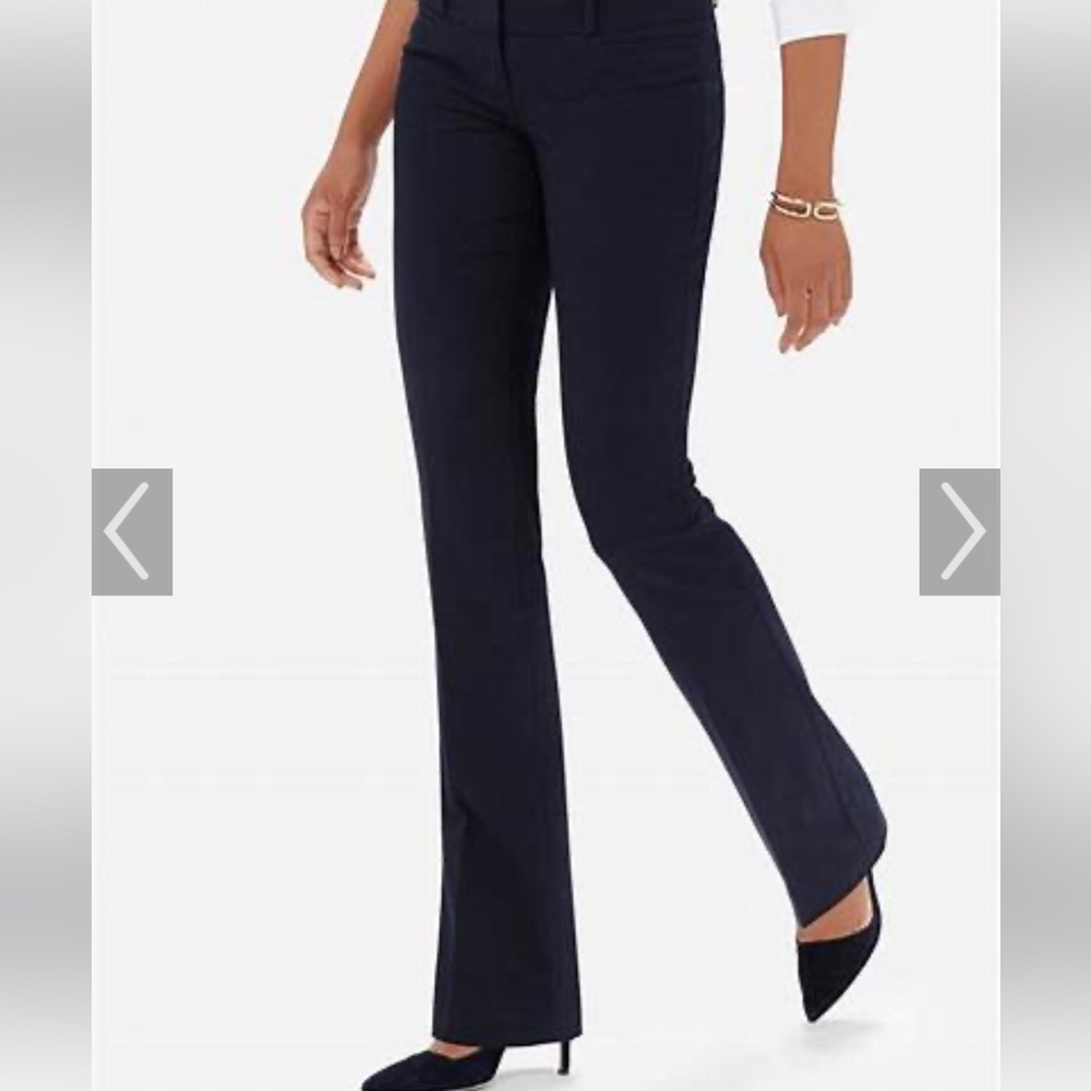 The limited drew fit boot cut dress pants. Black. 6 regular.